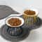 Ceramic Raised Pet Bowl with Stand Elevated Dog and Cat Feeding Bowl Set