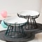 Ceramic Raised Pet Bowl with Stand Elevated Dog and Cat Feeding Bowl Set