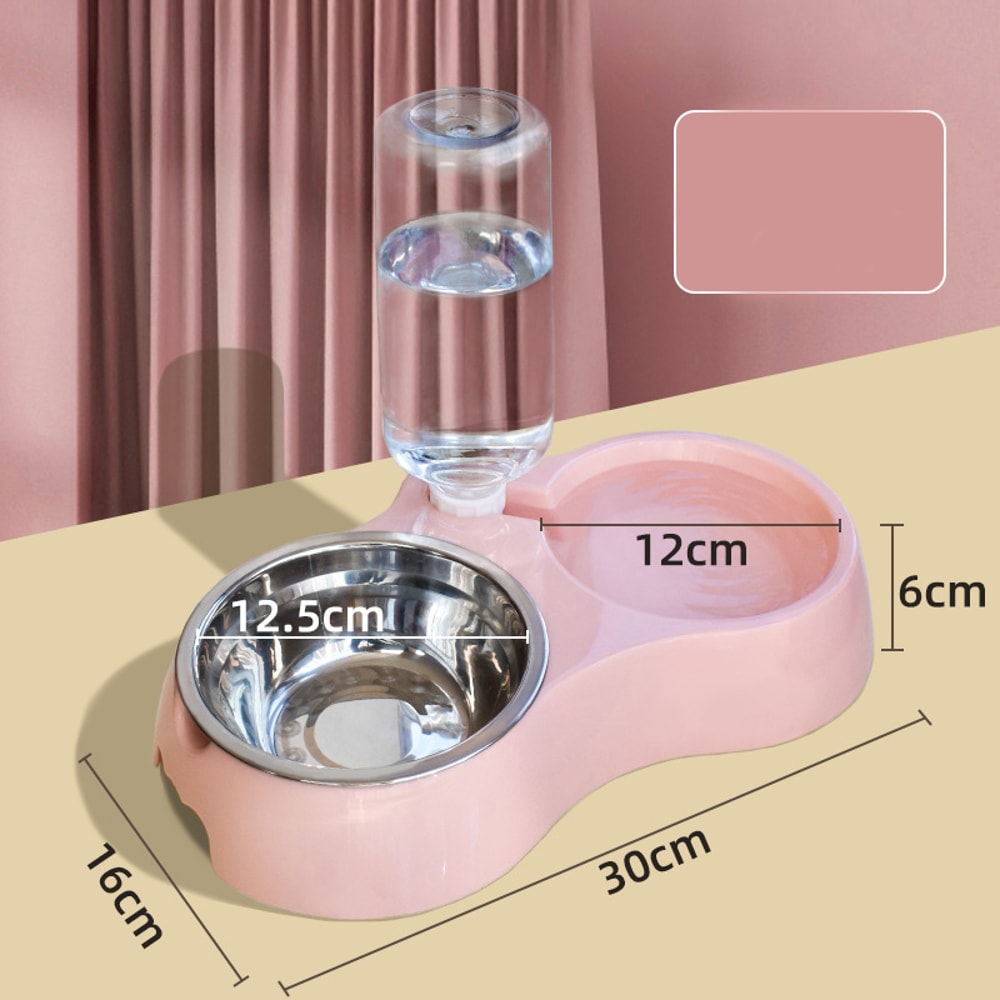 Automatic Pet Feeder And Pet Water Dispenser 2 In 1 Cat Dog Feeding Station 4