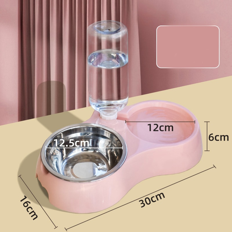 Automatic Pet Feeder And Pet Water Dispenser 2 In 1 Cat Dog Feeding Station 4