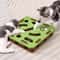 Interactive Cat Puzzle Toy Felt Cat Play Box With Bell Ball 1