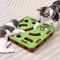 Interactive Cat Puzzle Toy Felt Cat Play Box With Bell Ball 1