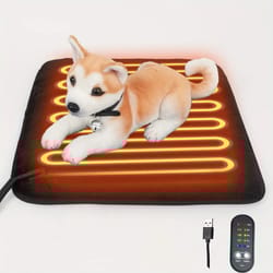 pet heated electric blanket for small dogs & cats, usb constant temperature heater