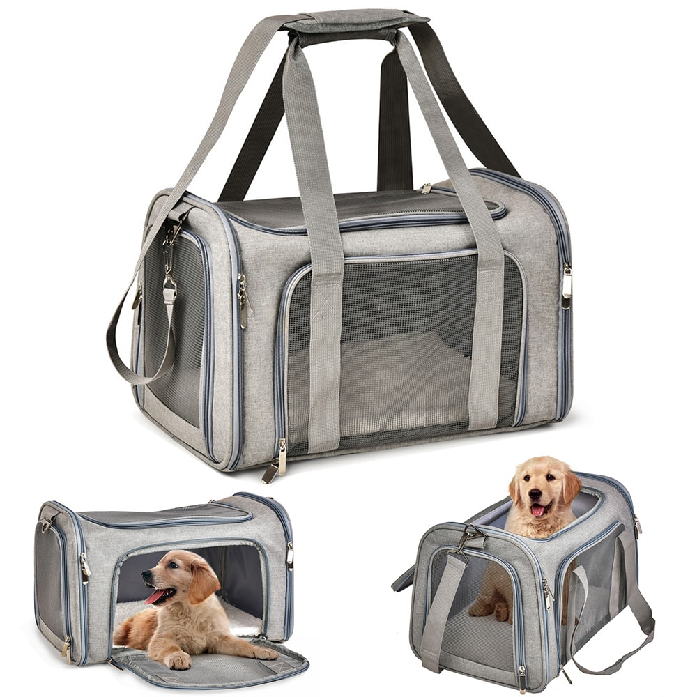 Airline Approved Pet Carrier Backpack for Small Dogs & Cats, Soft Travel Bag for Comfortable Outings