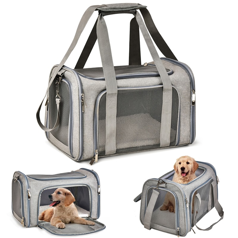 Airline Approved Pet Carrier Backpack for Small Dogs & Cats, Soft Travel Bag for Comfortable Outings