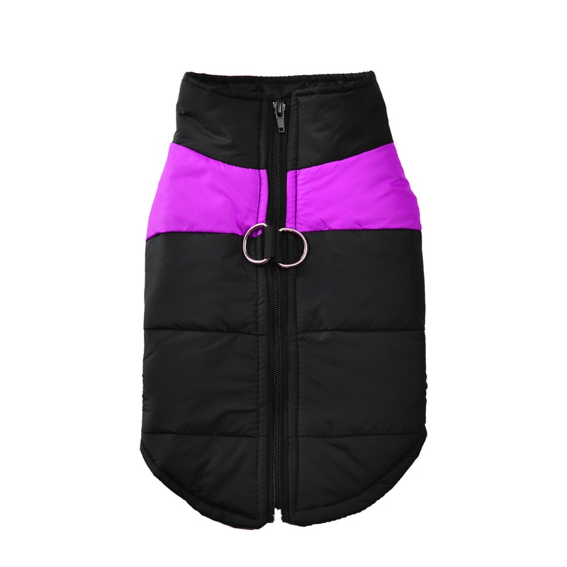 Warm Winter Dog Jacket Waterproof & Windproof Coat for Small to Large Dogs with D-Ring