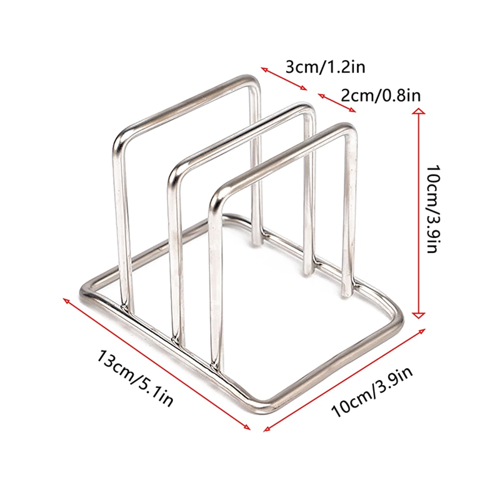 Stainless Steel Cutting Board Holder Kitchen Storage Organizer Rack For Chopping Boards 5
