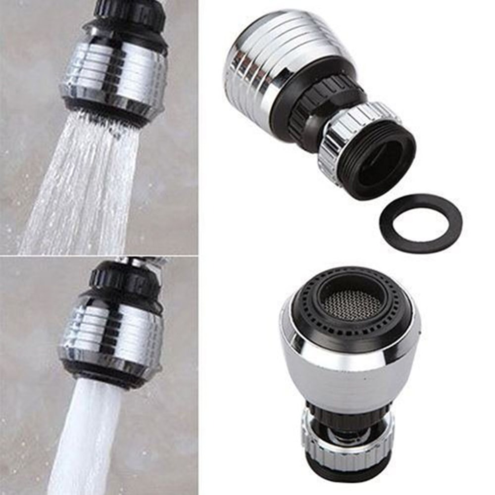 360 Rotate Kitchen Faucet Aerator, Water-Saving Filter, Diffuser & Shower Head Nozzle