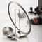 Stainless Steel Pot Lid Rack Multifunctional Kitchen Organizer Detachable Pan Cover Shelf Spoon St 1