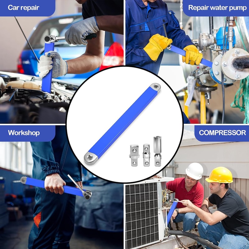 Professional Zero Offset Extension Wrench Tool Set For Tight Spaces 3
