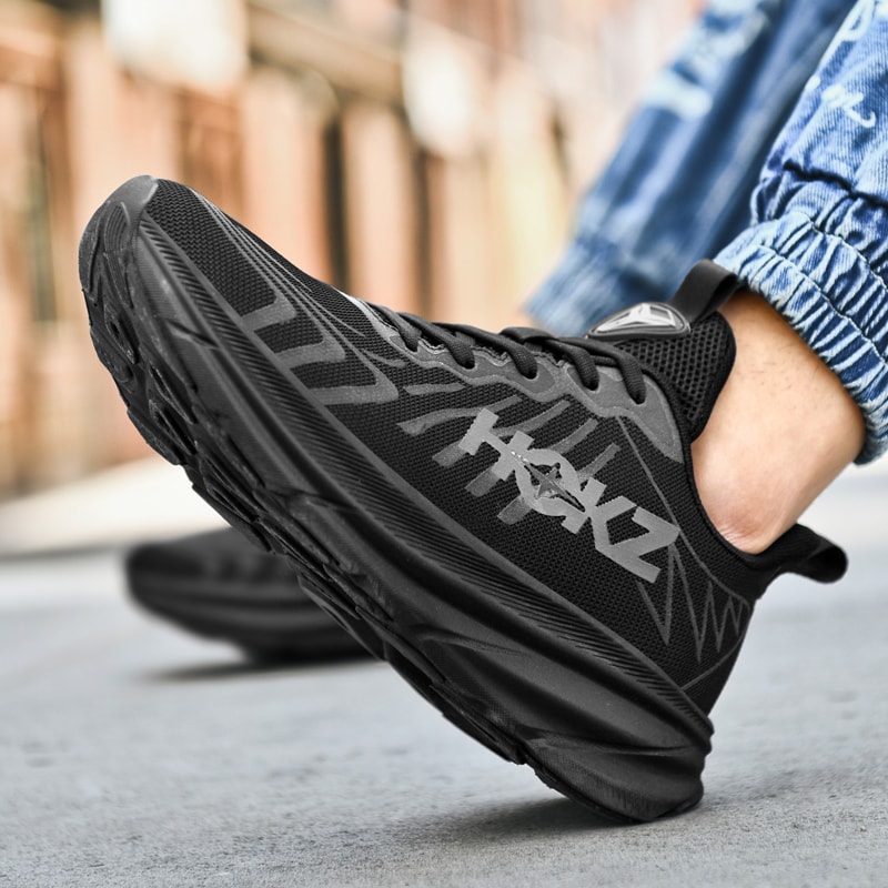 Men Breathable Running Shoes NonSlip Cushioning Sneakers For Outdoor Sports 1