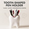3D Printed Tooth Shaped Organizer Holder For Toothbrush Makeup And Pens Unique Bathroom Desktop St 1