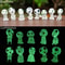 Luminous Resin Ghost Figures, Miniature Alien Decor for Aquarium, DIY Terrarium Crafts, and Halloween Outdoor Decoration