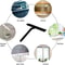 Shower Squeegee For Glass Door Bathroom Mirror Wall Scraper Cleaner With Silicone Holder 4