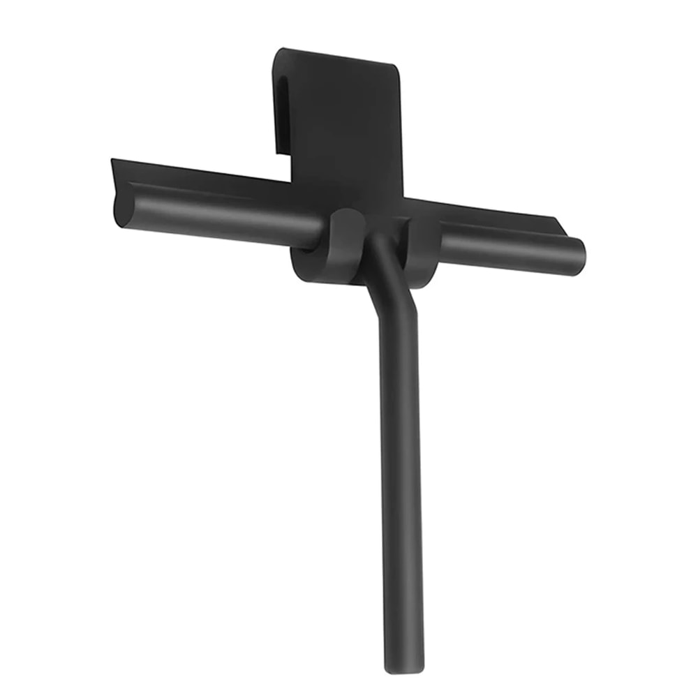 Shower Squeegee For Glass Door Bathroom Mirror Wall Scraper Cleaner With Silicone Holder 6