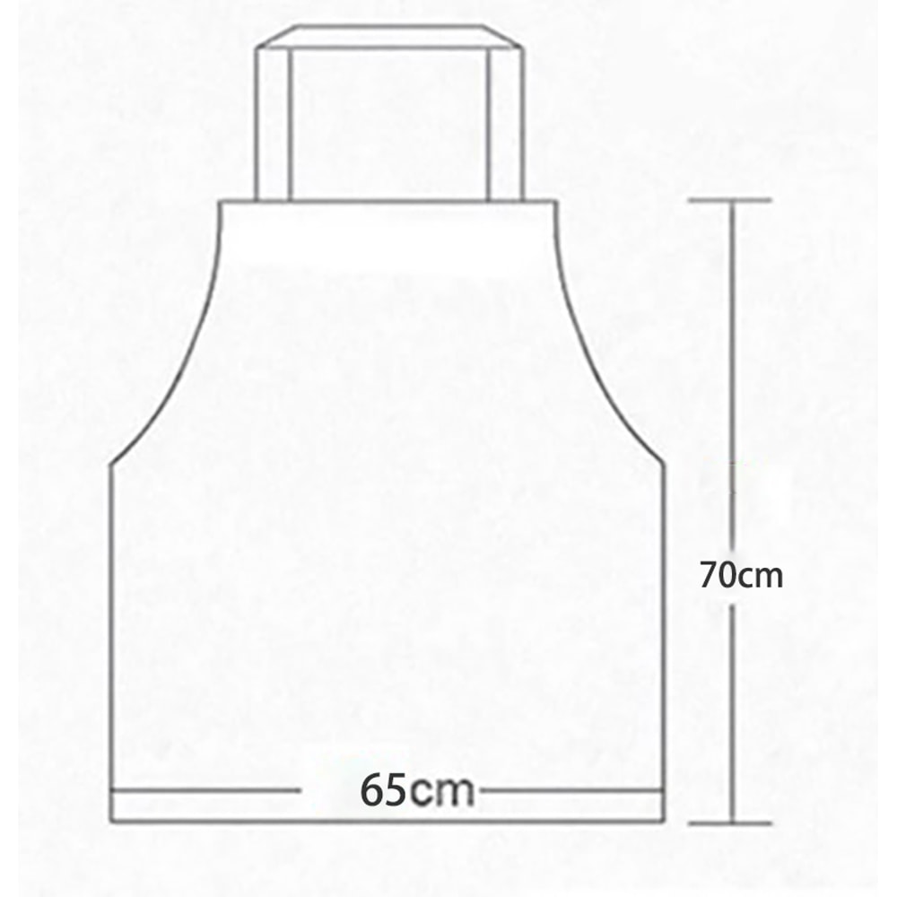 Cotton Linen Striped Apron For Kitchen Stain Oil Resistant Coffee Apron With Cotton Waistband 4