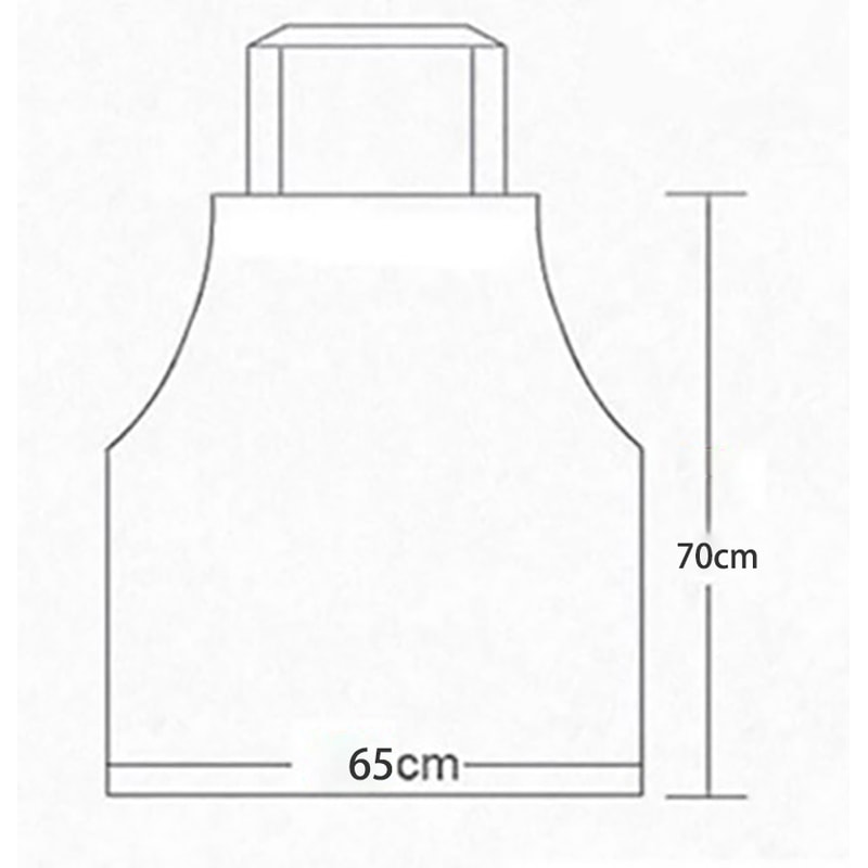 Cotton Linen Striped Apron For Kitchen Stain Oil Resistant Coffee Apron With Cotton Waistband 4