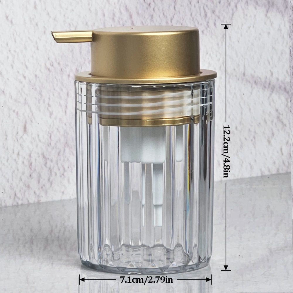 Hand Foaming Soap Dispenser Bottle Elegant Foam Design For Kitchen Bathroom Countertops 5