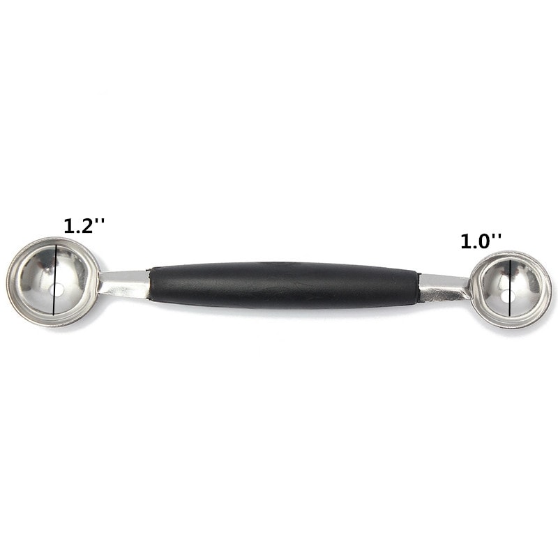 Stainless Steel Melon Baller Fruit Scoop Set Perfect For Ice Cream Fruit And Vegetable Balls 2