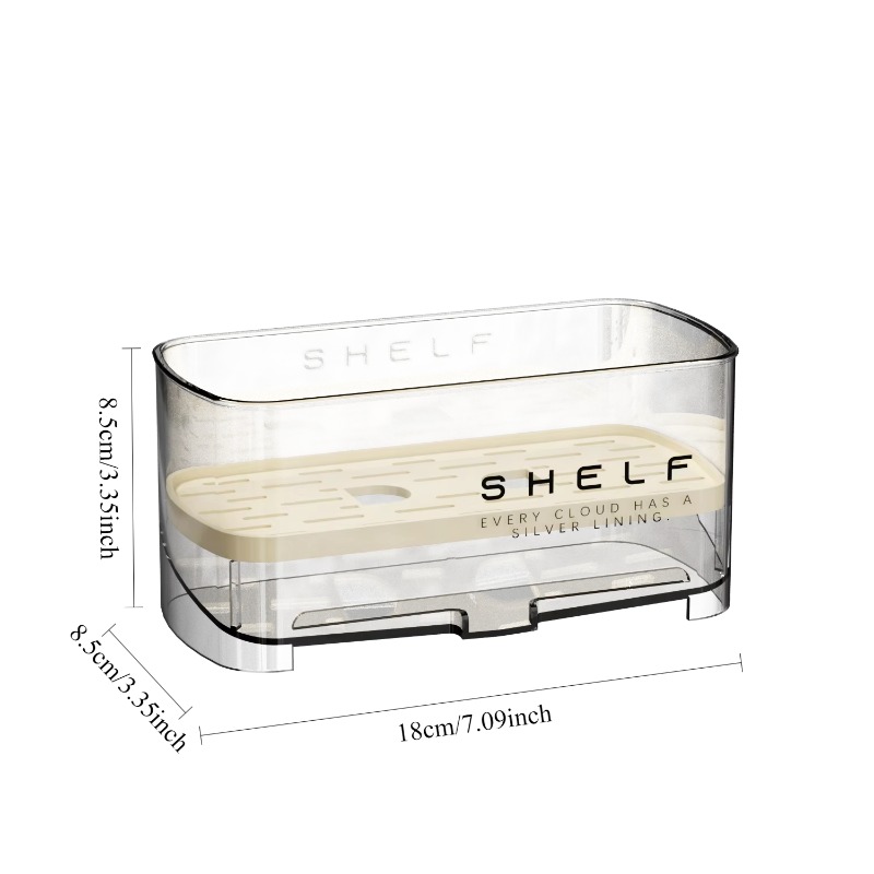 MultiPurpose Sink Organizer With Drain Rack Efficient Countertop Storage For Sponges Soap Rags 5