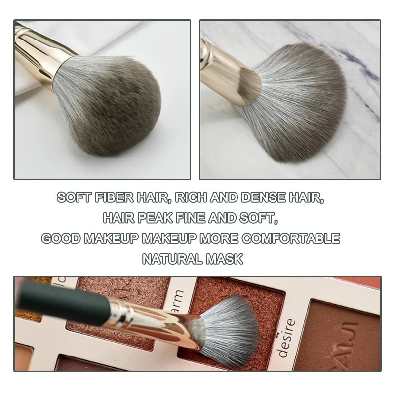 Soft Fluffy Makeup Brushes Set Cosmetic Powder Blush Eye Shadow Foundation Blending Tools 3