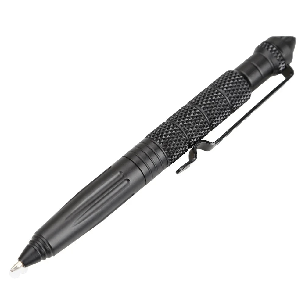 Military Tactical Pen, Multifunction Aluminum Alloy Outdoor Survival Tool with Glass Breaker