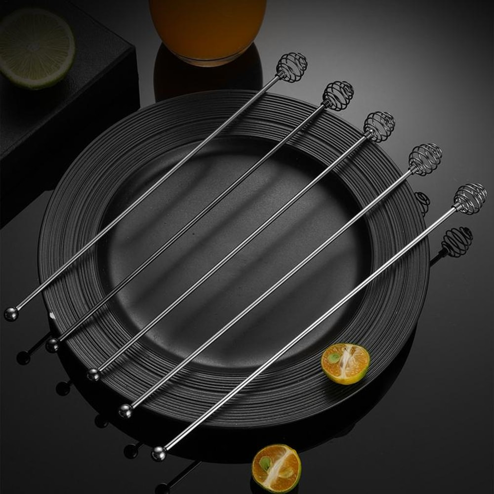 Stainless Steel Bartender Mixing Spoon, Elegant Cocktail Stirrer for Bar & Home Use