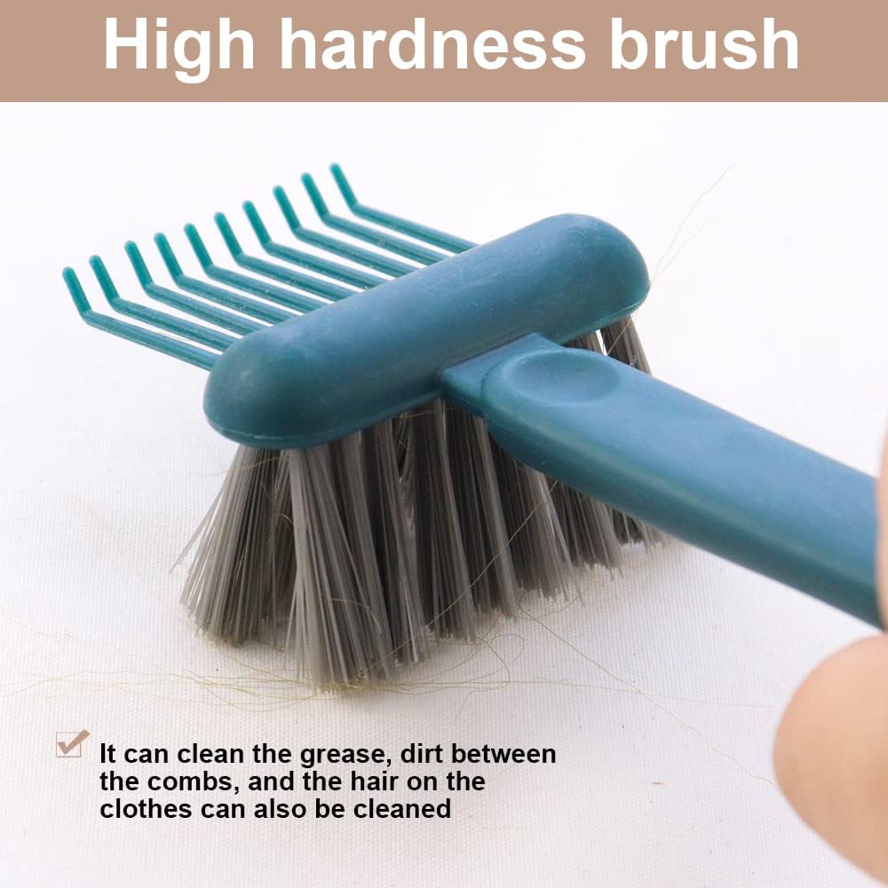 Hair Brush Cleaner Dust Remover 2in1 Comb Cleaning Tool For Effortless Hair Maintenance 3