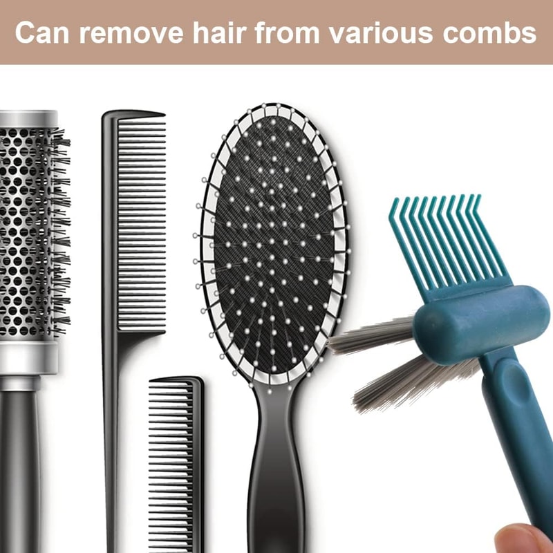 Hair Brush Cleaner Dust Remover 2in1 Comb Cleaning Tool For Effortless Hair Maintenance 5