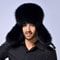 Warm Fur Hat For Men Thick Ear Protection Winter Snow Hat 3