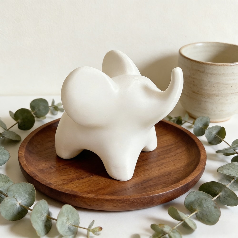 Creative Elephant Sculpture For Home Or Office Desk Decor Minimalist Accent Piece 2