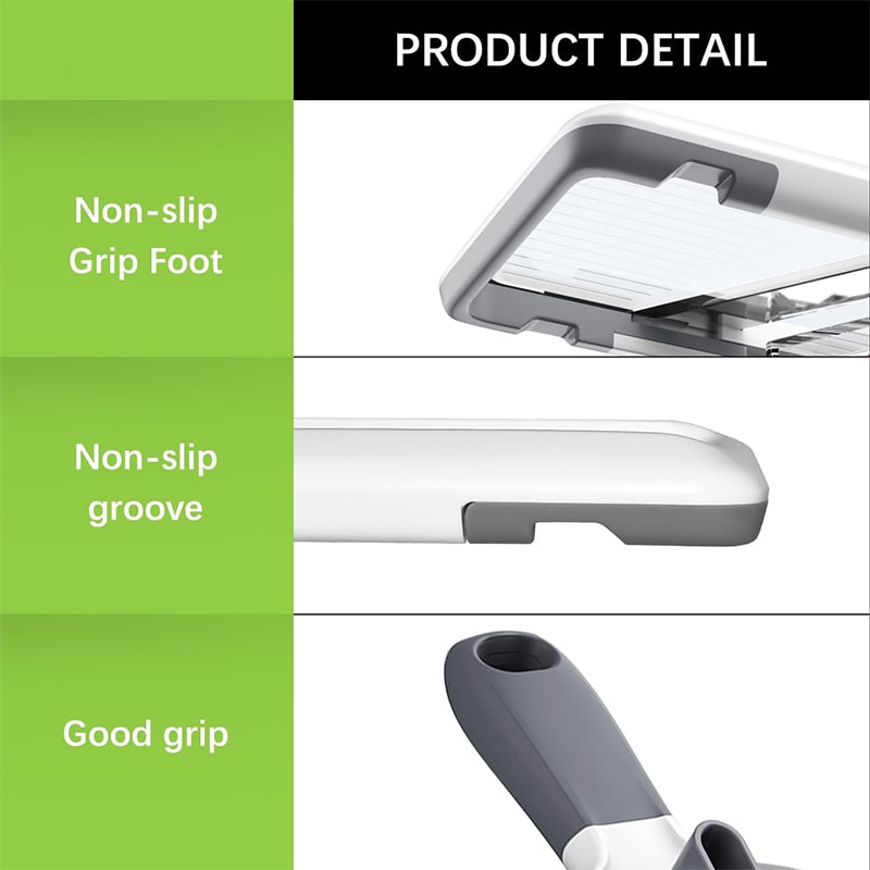 Multi Handheld Mandoline Slicer Adjustable Stainless Steel Blade For Veggies Cheese And More 5