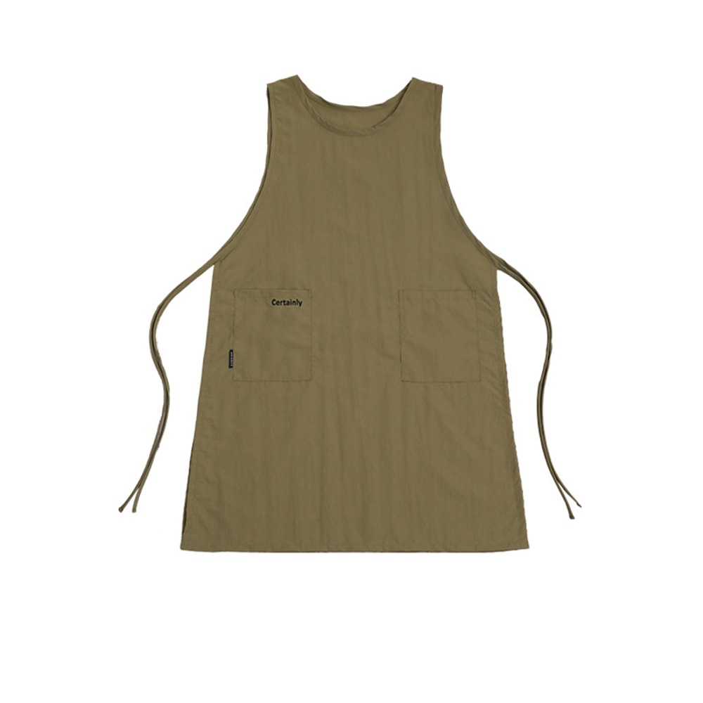 Waterproof Kitchen Apron With Pockets For Women Antidirty Long Vest For Cooking Painting Beauty Na 7