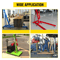 Hydraulic Long Ram Jack With Flat Base Manual Engine Hoist Lift Red 4