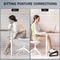 Ergonomic Under Desk Footrest with Massage Rollers for Pain Relief