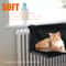 Cat Radiator Bed With Warm Fleece Hammock Comfortable Pet Hanging Cradle With Metal Iron Frame For 2