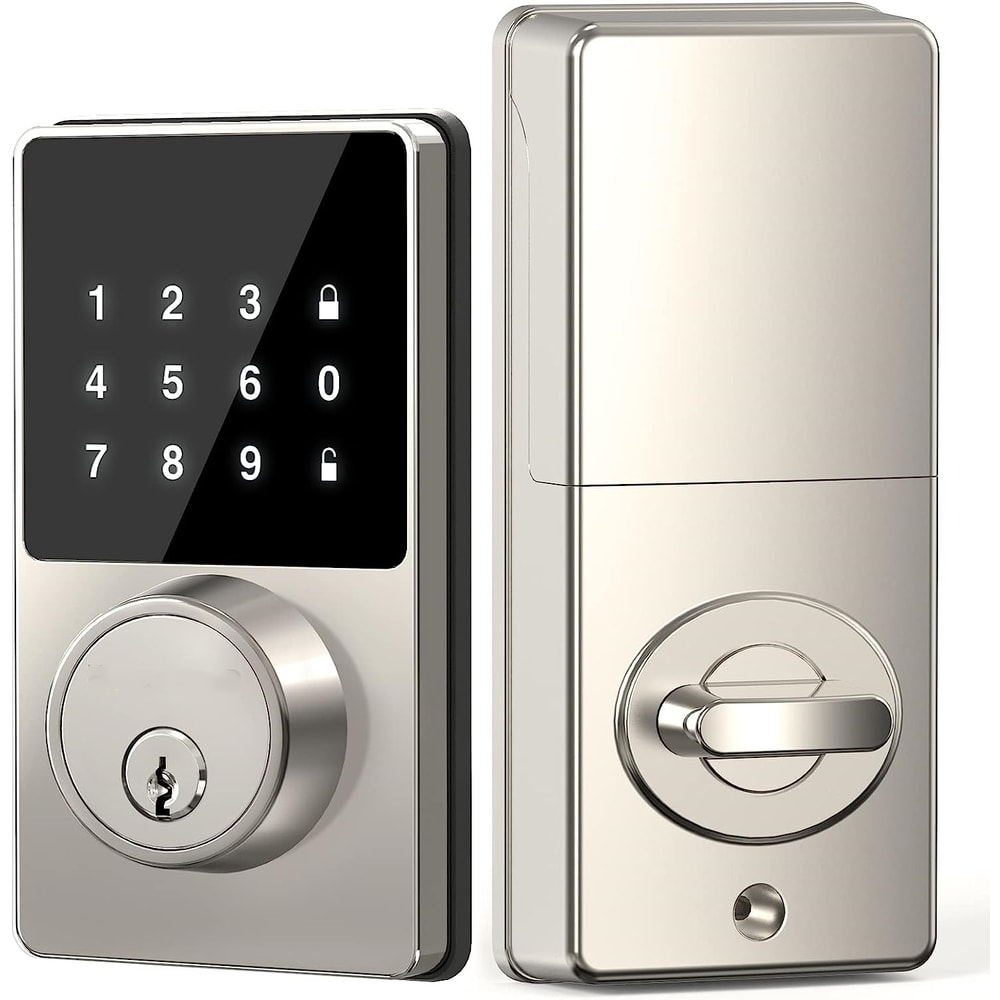Smart Keyless Entry Door Lock With Touchscreen Keypad And App Unlock For Secure Home Access 6