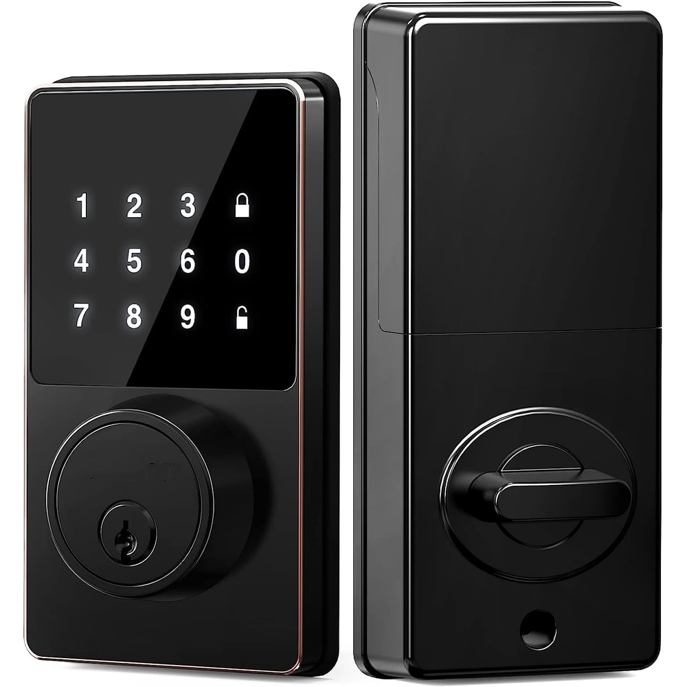 Smart Keyless Entry Door Lock With Touchscreen Keypad And App Unlock For Secure Home Access 7
