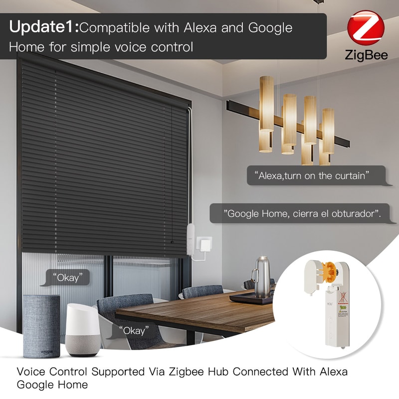 Smart Roller Blind Motor With Tuya App Control For Motorized Roller Blinds Compatible With Alexa An 1