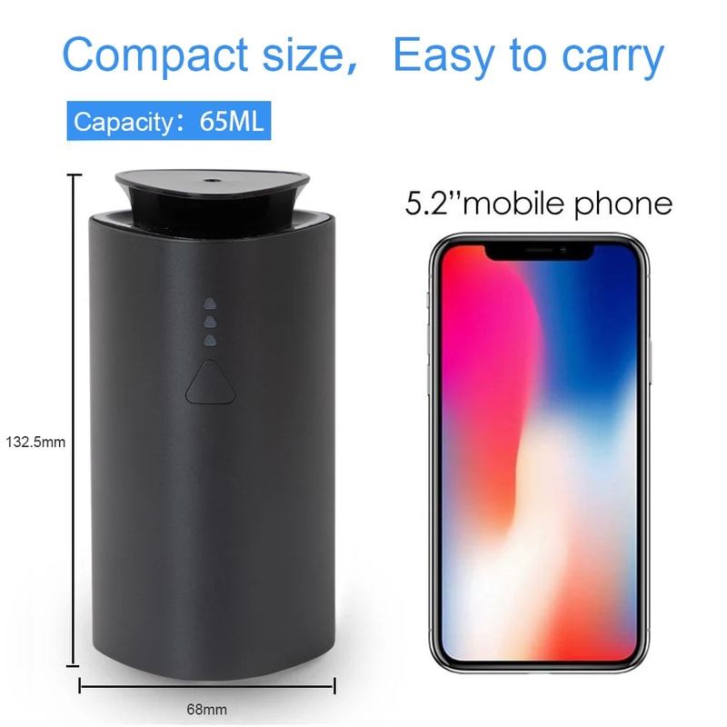 Car Diffuser Humidifier Air Purifier USB Charging Aromatherapy Diffuser For Auto Air Freshening 5