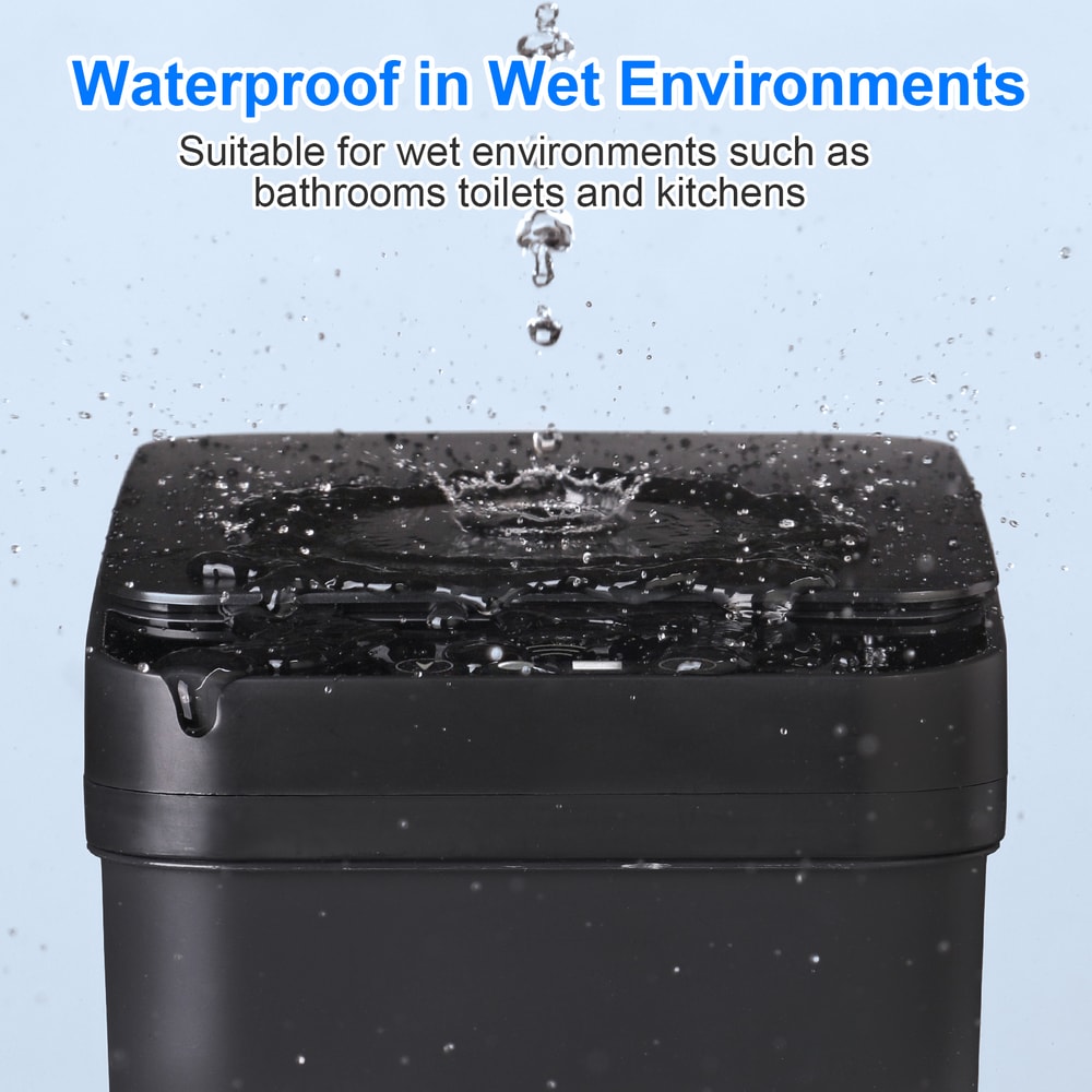 Automatic Touchless Trash Can, 12L Motion Sensor Garbage Bin for Bedroom, Living Room, Office