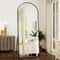 Arched Full-Length Mirror with Aluminum Alloy Frame, HD Body Mirror for Bedroom & Living Room