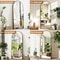 Arched Full-Length Mirror with Aluminum Alloy Frame, HD Body Mirror for Bedroom & Living Room