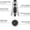 3Mode Pull Out Kitchen Faucet Aerator Handheld Sprayer Nozzle For Easy Cleaning 2