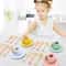 Wooden Kitchen Play Set For Toddlers Montessori Simulation Plates Dishes Accessories Gift Set 1