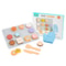 Wooden Kitchen Play Set For Toddlers Montessori Simulation Plates Dishes Accessories Gift Set 6