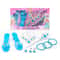 Princess Jewelry Set For Girls Crystal Shoes Necklace Crown Earrings Bracelet Dress Up Role Play 0