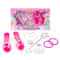 Princess Jewelry Set For Girls Crystal Shoes Necklace Crown Earrings Bracelet Dress Up Role Play 1