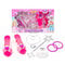 Princess Jewelry Set For Girls Crystal Shoes Necklace Crown Earrings Bracelet Dress Up Role Play 1