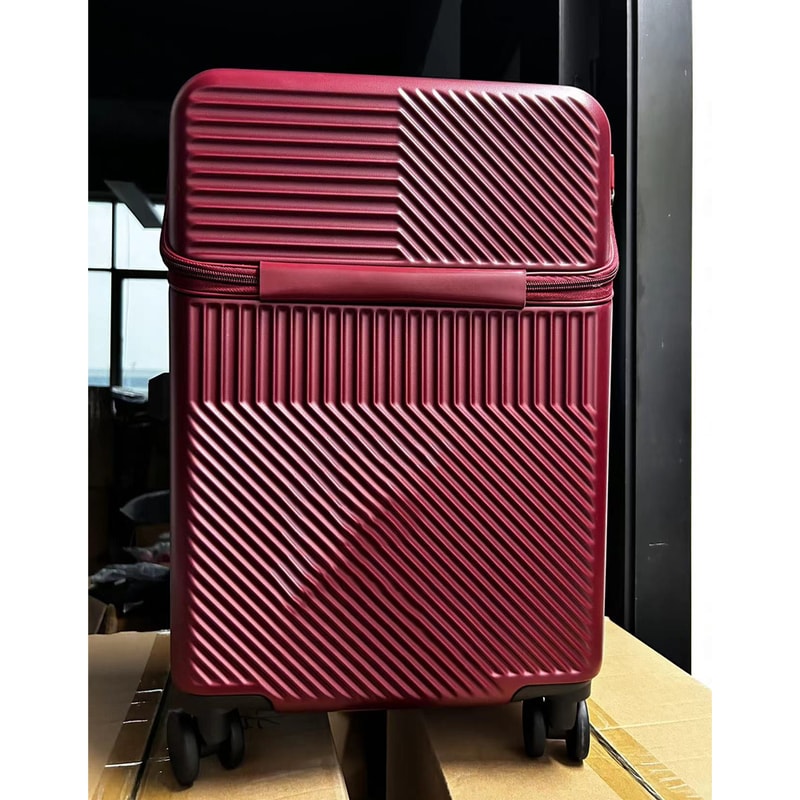 Stylish Business CarryOn Luggage With Cup Holder Compact Lightweight Suitcase 2